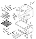 Diagram for 04 - Oven/base