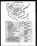 Diagram for 04 - Oven Door Parts