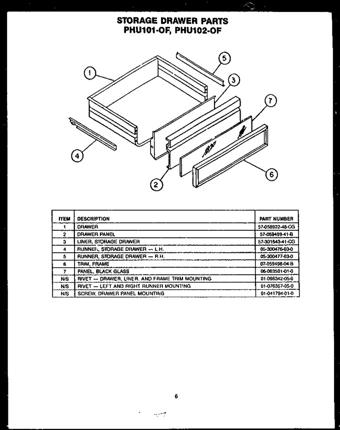 Diagram for PHU102-OF (BOM: PHU1020OF)