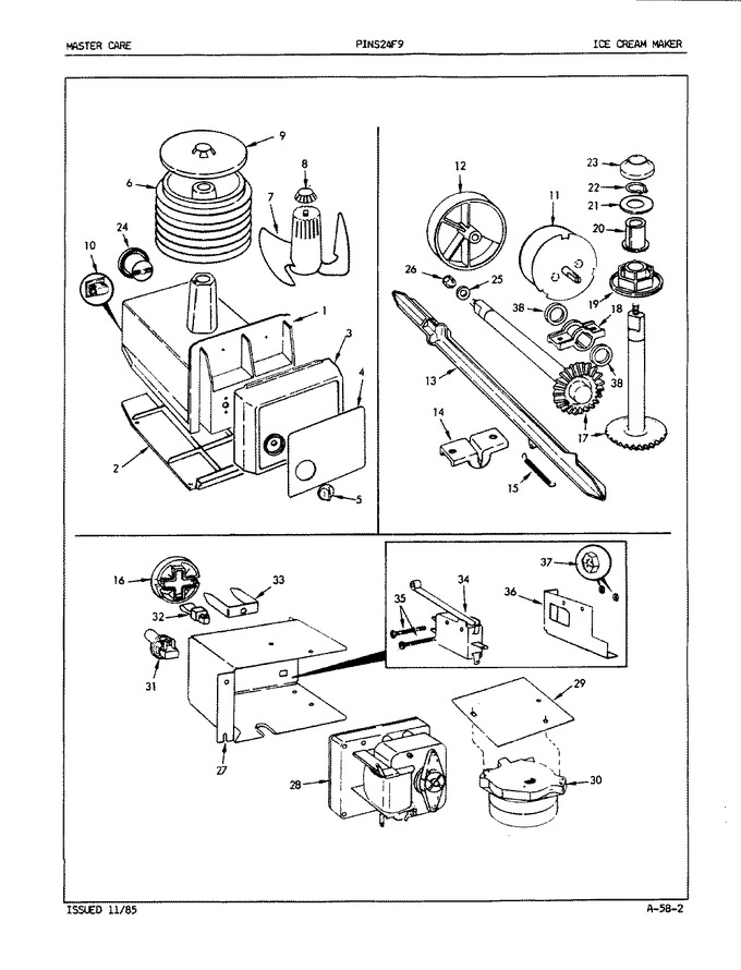 Diagram for PINS24F9 (BOM: 5L57A)