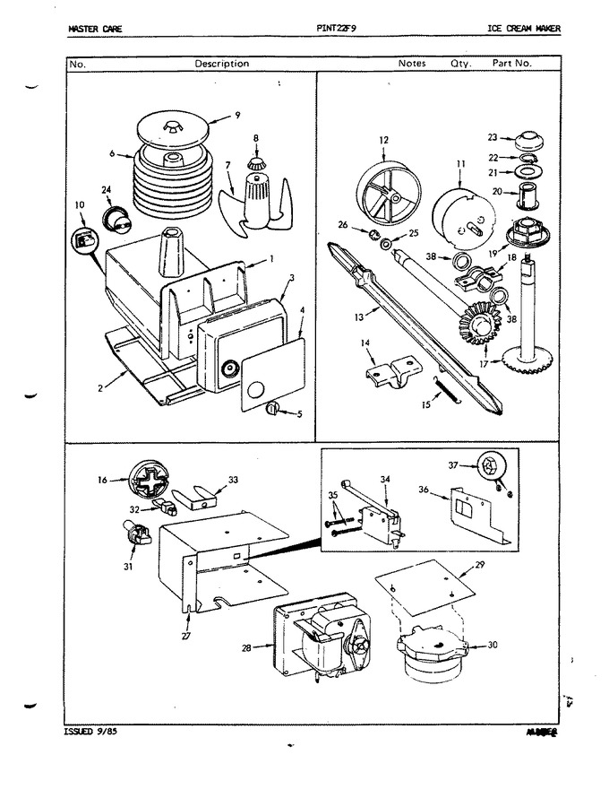 Diagram for PINT22F9L (BOM: 5B71B)