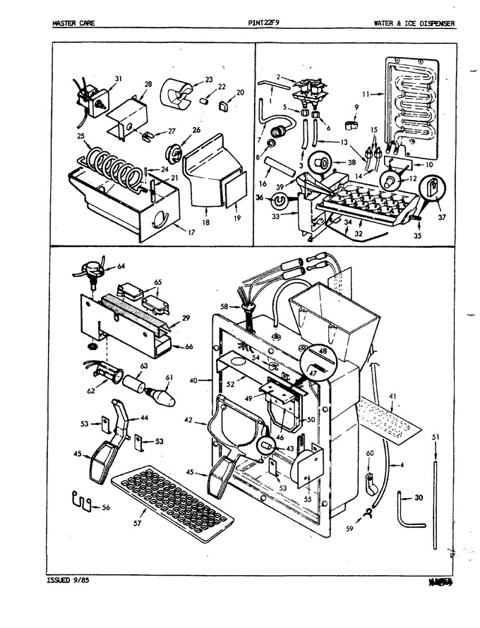 Diagram for PINT22F9LA (BOM: 5B71B)