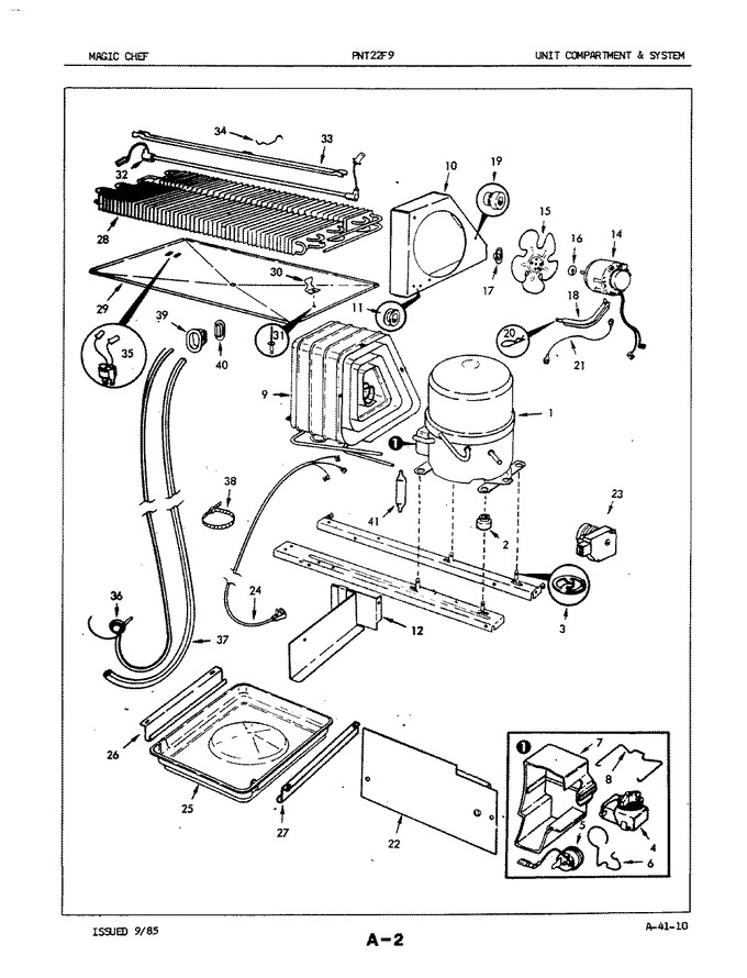 Diagram for PNT22F9 (BOM: 5B62A)