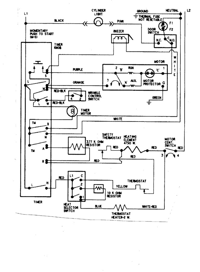 Diagram for PYE3300AYW