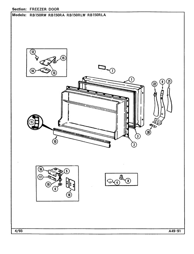 Diagram for RB150RLA (BOM: DG18A)