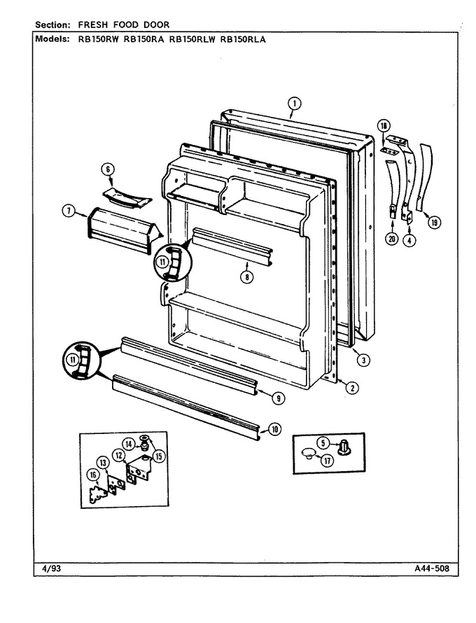 Diagram for RB150RLA (BOM: DG18A)