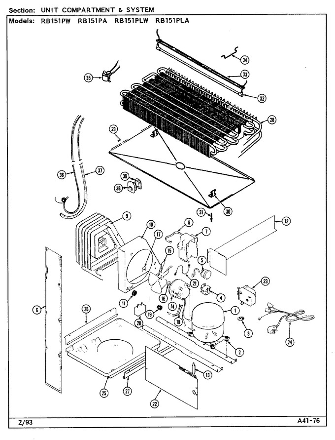 Diagram for RB151PA (BOM: DG03A)