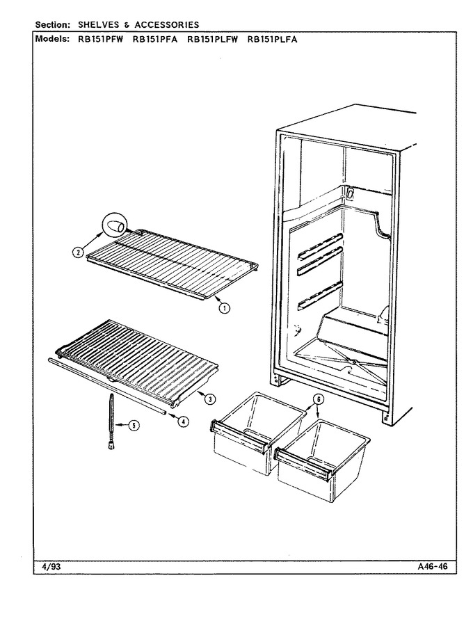 Diagram for RB151PLFA (BOM: DG14A)