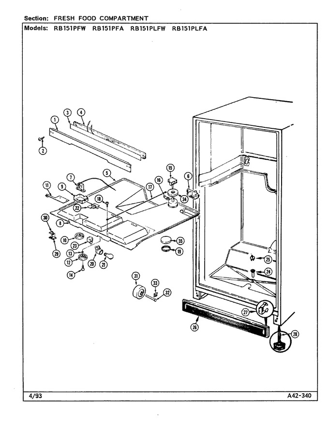 Diagram for RB151PLFA (BOM: DG14A)