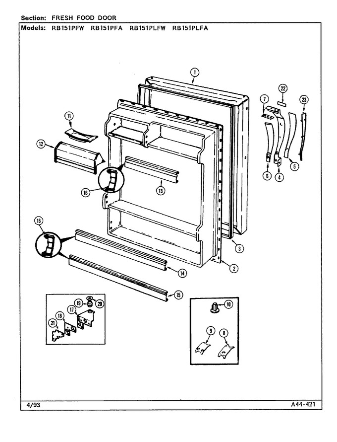 Diagram for RB151PFA (BOM: DG13A)
