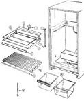 Diagram for 05 - Shelves & Accessories