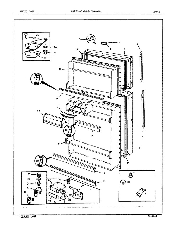 Diagram for RB15DA-0AA (BOM: 7C09A)