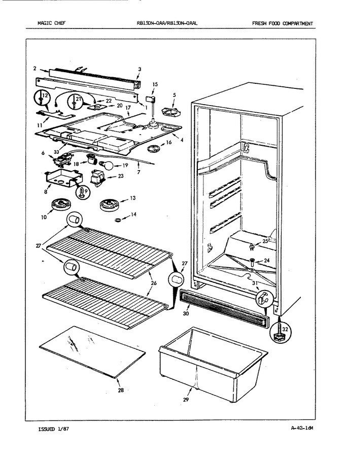 Diagram for RB15DA-0AA (BOM: 7C09A)