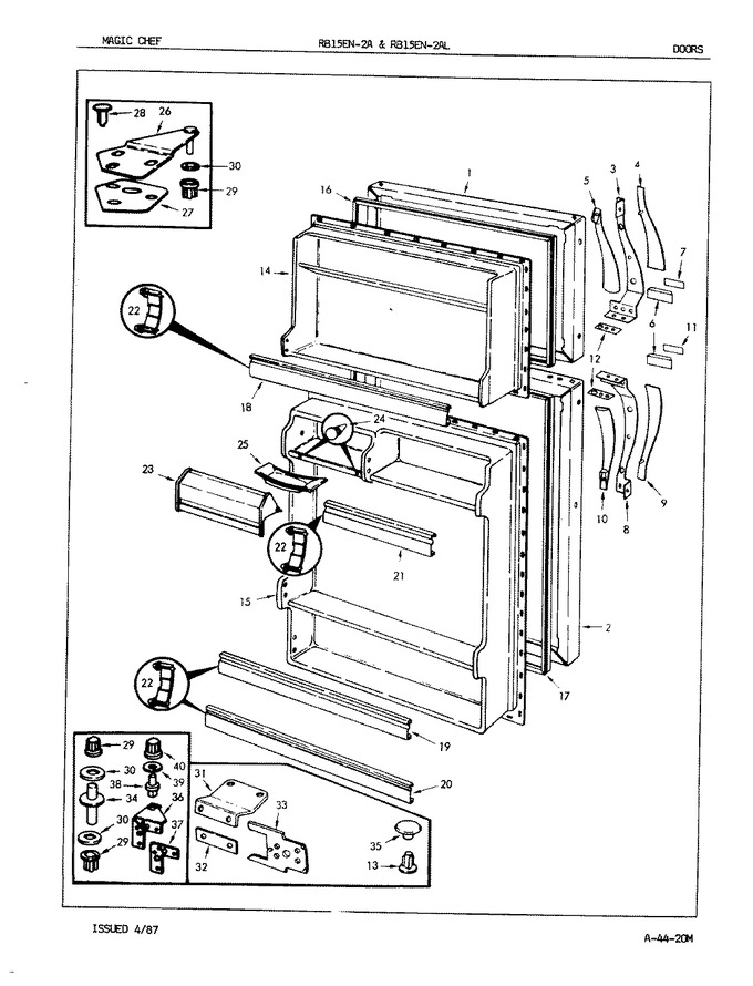 Diagram for RB15EA-2A (BOM: 5E32A)