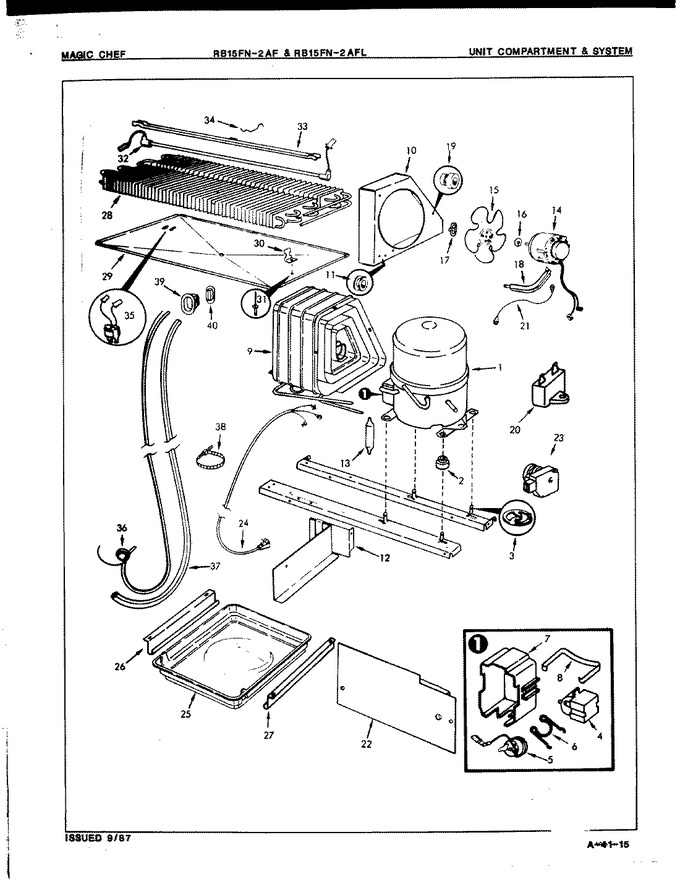 Diagram for RB15FA2AFL (BOM: 7C33B)