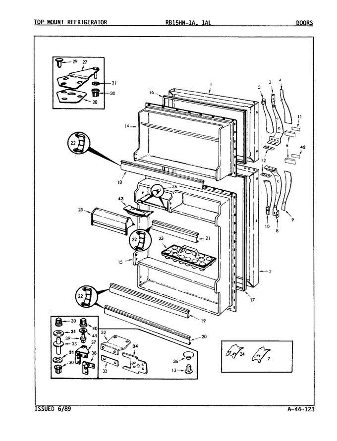 Diagram for RB15HA-1A (BOM: 8C43A)
