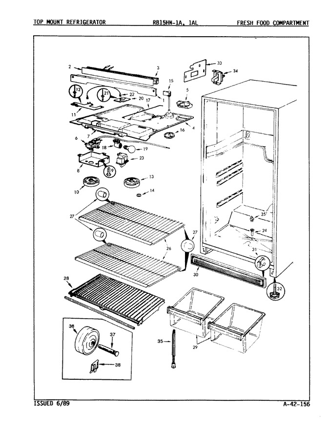 Diagram for RB15HA-1A (BOM: 8C43A)