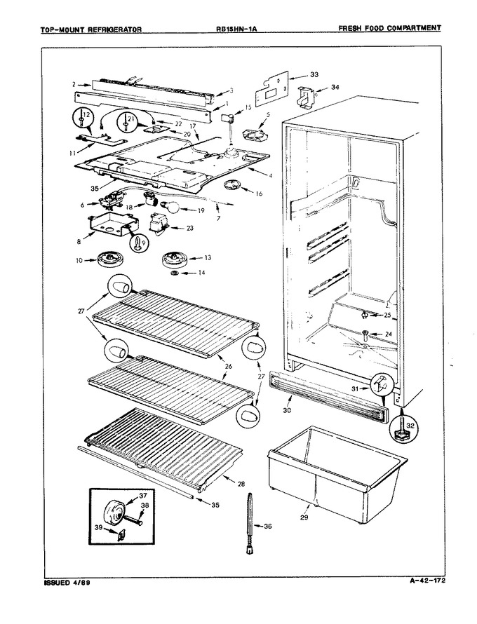 Diagram for RB15HA-1A (BOM: 8C50A)
