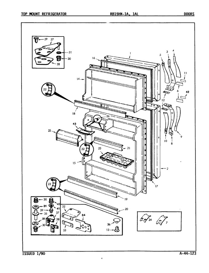 Diagram for RB15HA-1A (BOM: 9B41A)