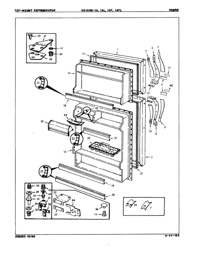 Diagram for RB15HA1AFL (BOM: 8C44B)