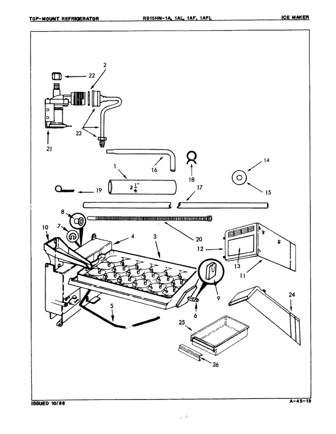 Diagram for RB15HN1AF (BOM: 8C44A)