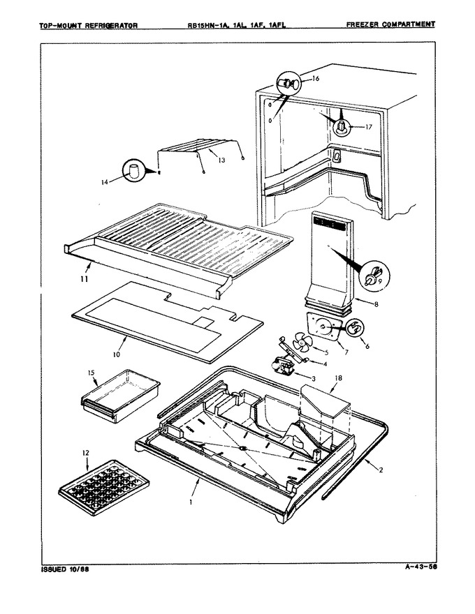 Diagram for RB15HA1AFL (BOM: 8C44B)