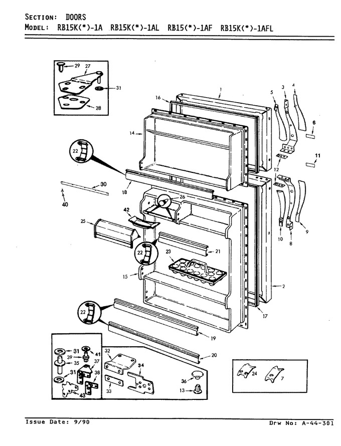 Diagram for RB15KA-1A (BOM: AG01A)