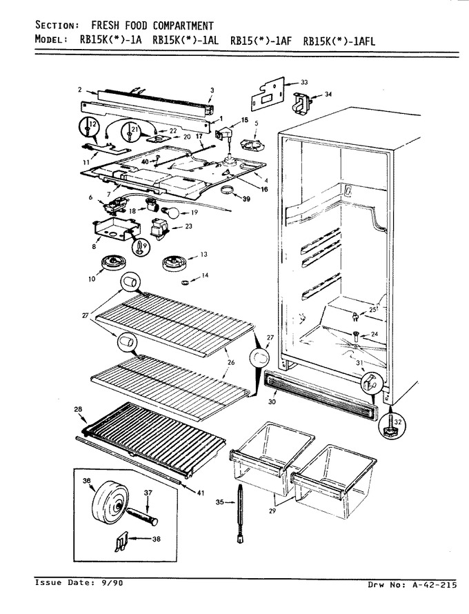 Diagram for RB15KA-1A (BOM: AG01A)