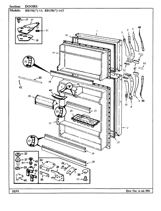 Diagram for RB15KA-1A (BOM: AG01B)