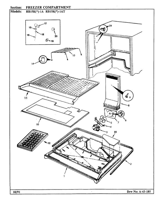 Diagram for RB15KA-1A (BOM: AG01B)