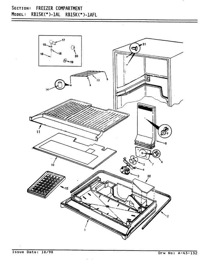 Diagram for RB15KA-1AF (BOM: BG11A)