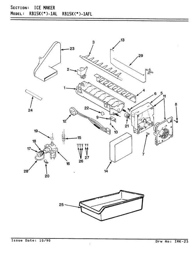 Diagram for RB15KA-1AF (BOM: BG11A)