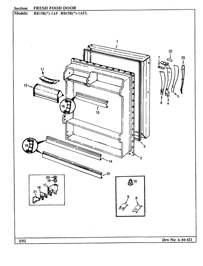 Diagram for RB15KA-1AFL (BOM: BG12C)