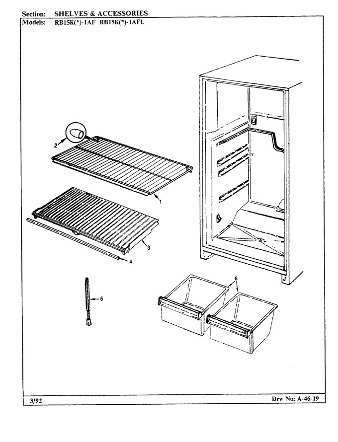 Diagram for RB15KA-1AFL (BOM: BG12C)