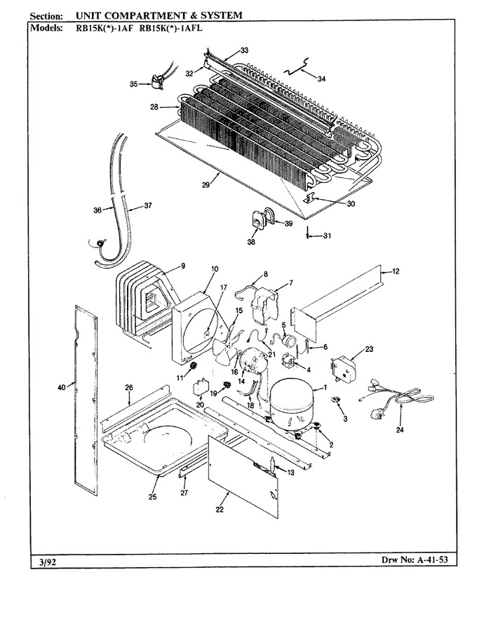 Diagram for RB15KA-1AFL (BOM: BG12C)