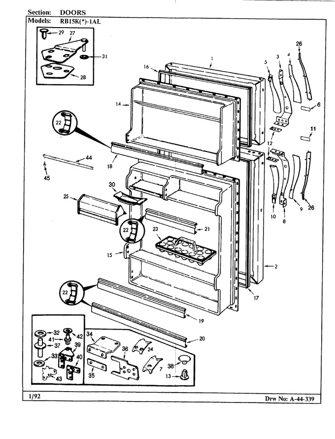 Diagram for RB15KA-1AL (BOM: BG02E)