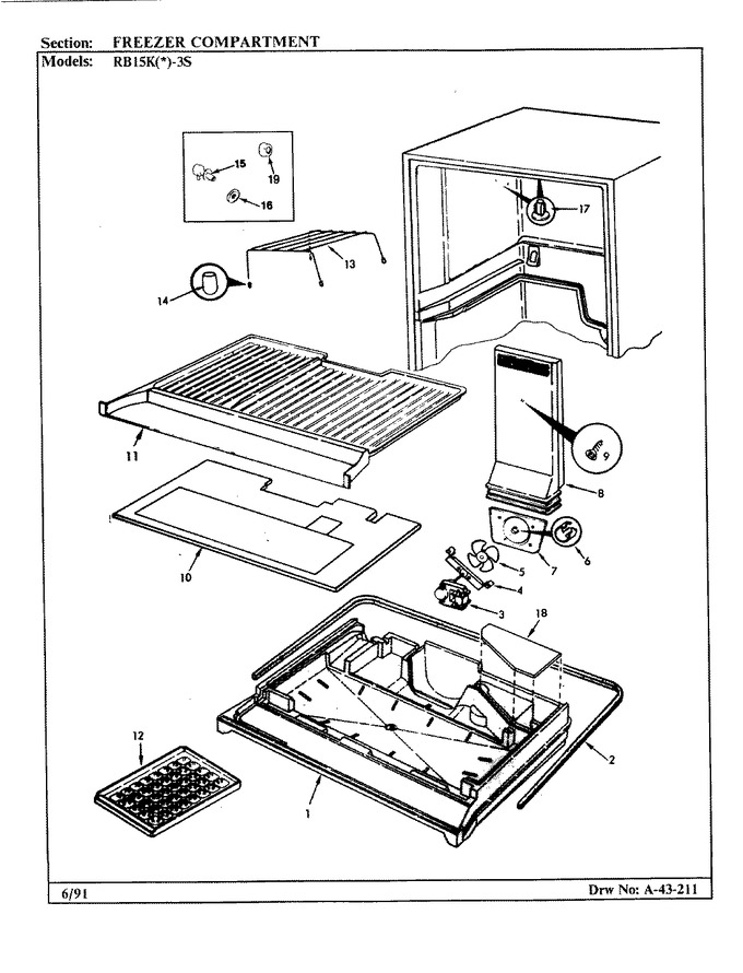 Diagram for RB15KA-3S (BOM: BF20A)