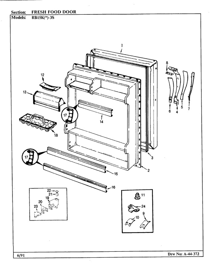 Diagram for RB15KA-3S (BOM: BF20A)
