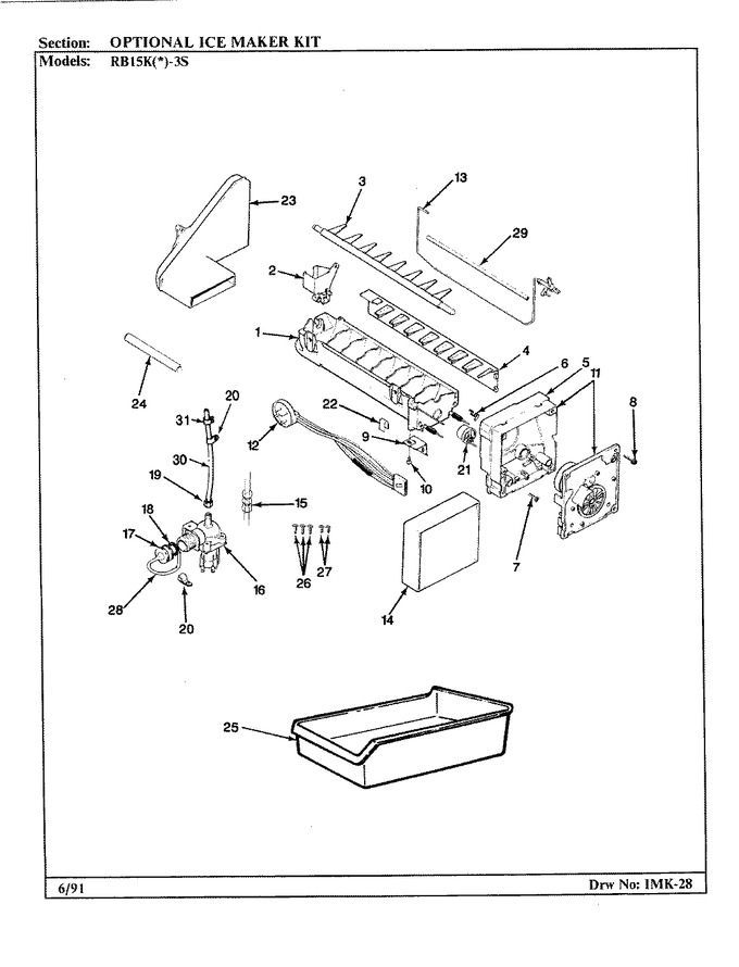 Diagram for RB15KA-3S (BOM: BF20A)