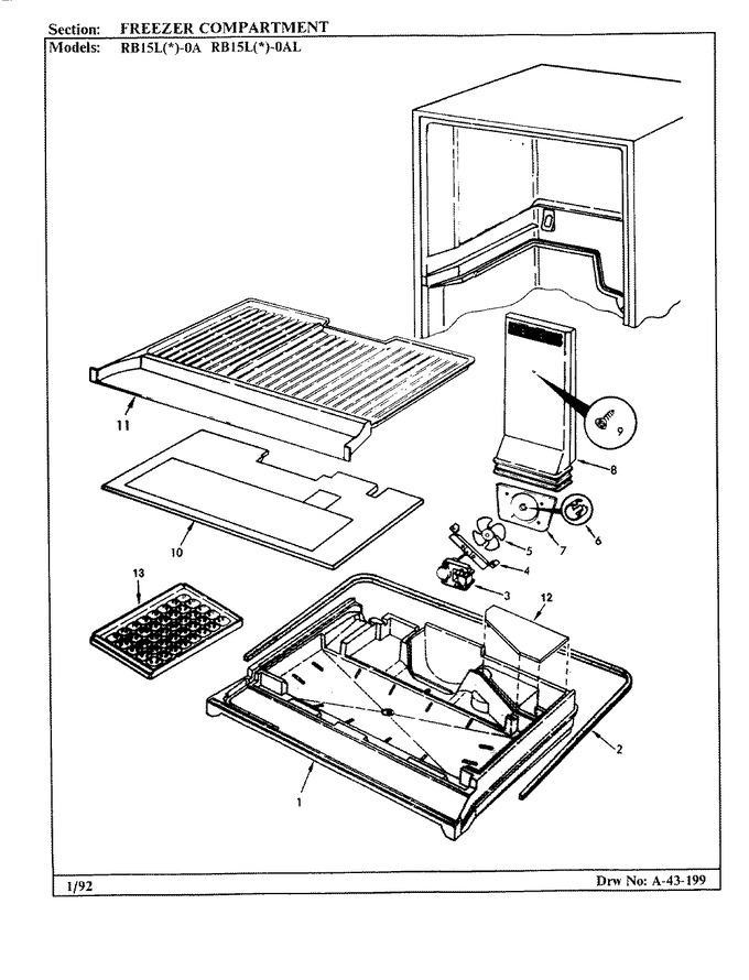 Diagram for RB15LA-0A (BOM: BG06E)