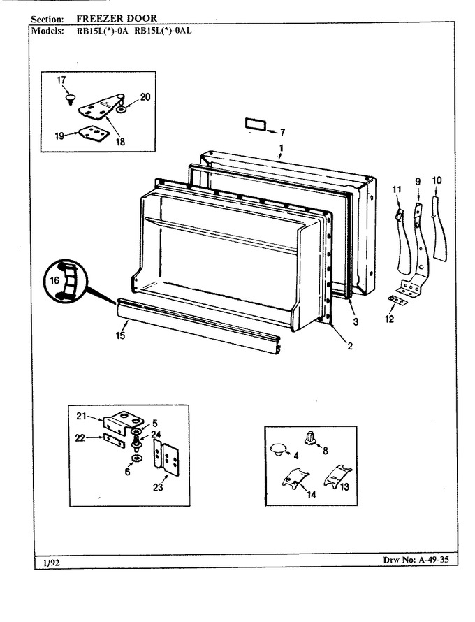 Diagram for RB15LA-0A (BOM: BG06E)
