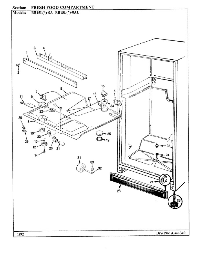 Diagram for RB15LA-0A (BOM: BG06E)