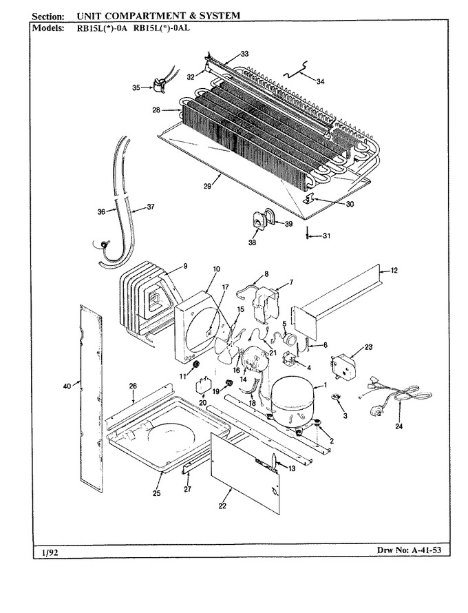 Diagram for RB15LA-0A (BOM: BG06E)