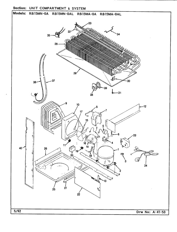 Diagram for RB15MA-0A (BOM: CG08A)