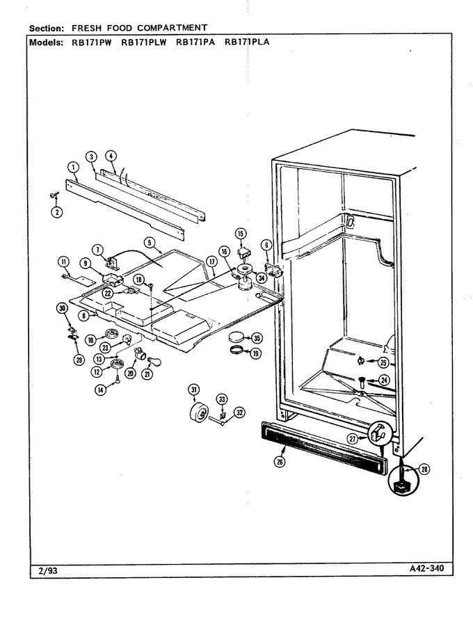 Diagram for RB171PA (BOM: DG23A)