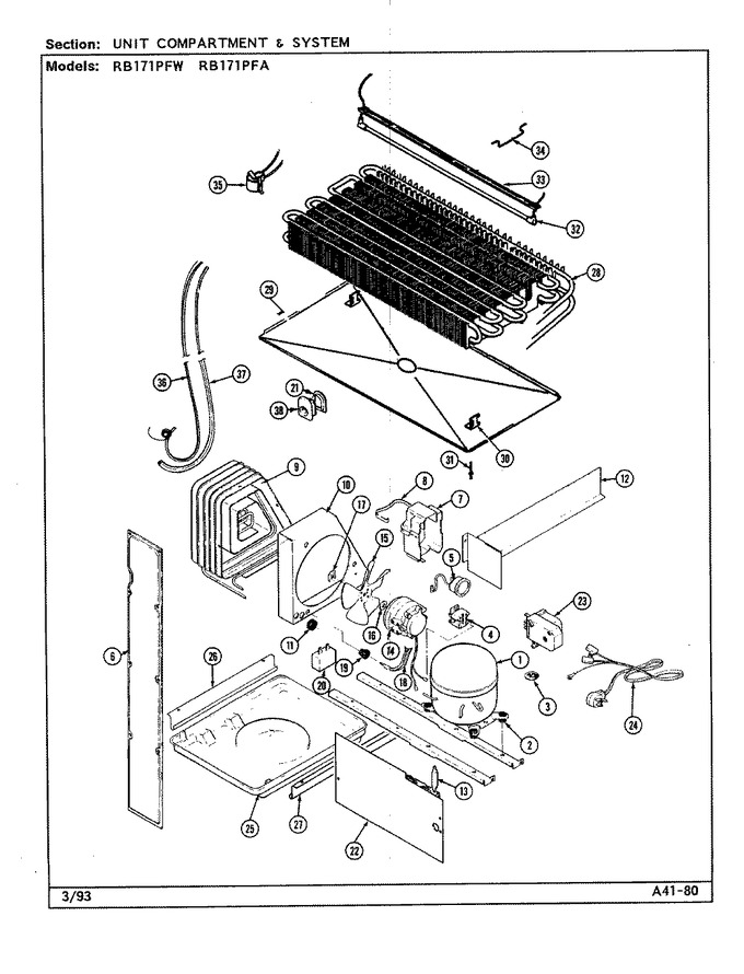 Diagram for RB171PFA (BOM: DG29A)