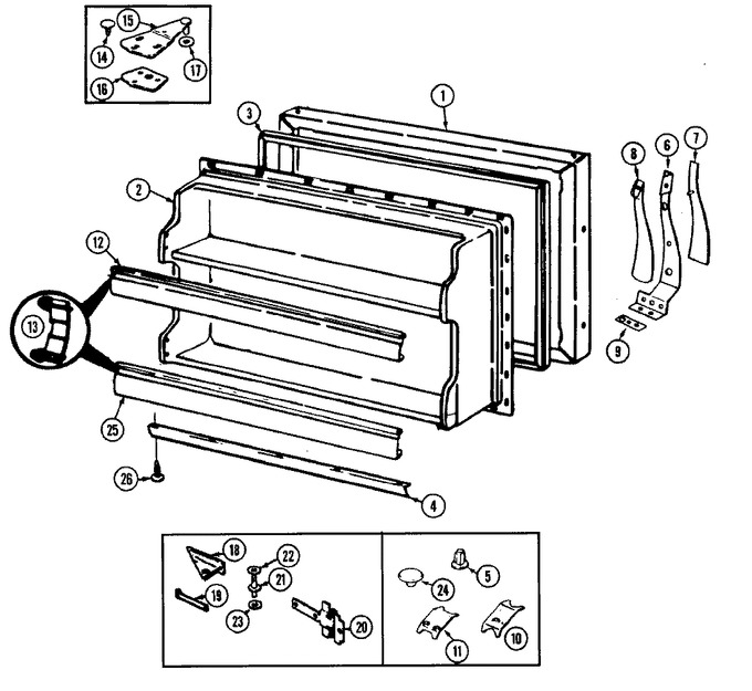 Diagram for RB171PLW (BOM: DG22C)