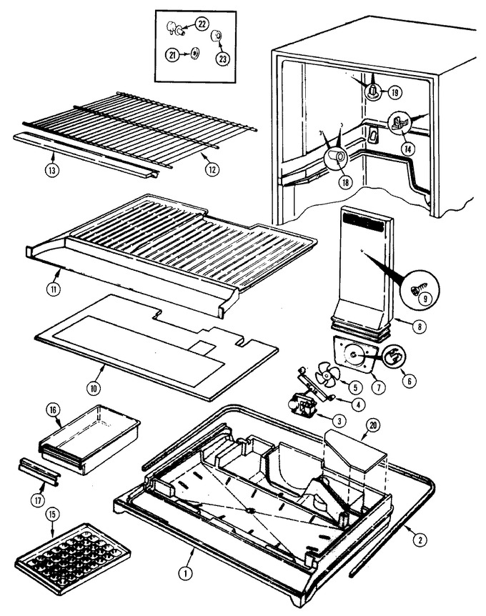 Diagram for RB172PLW (BOM: DG32A)