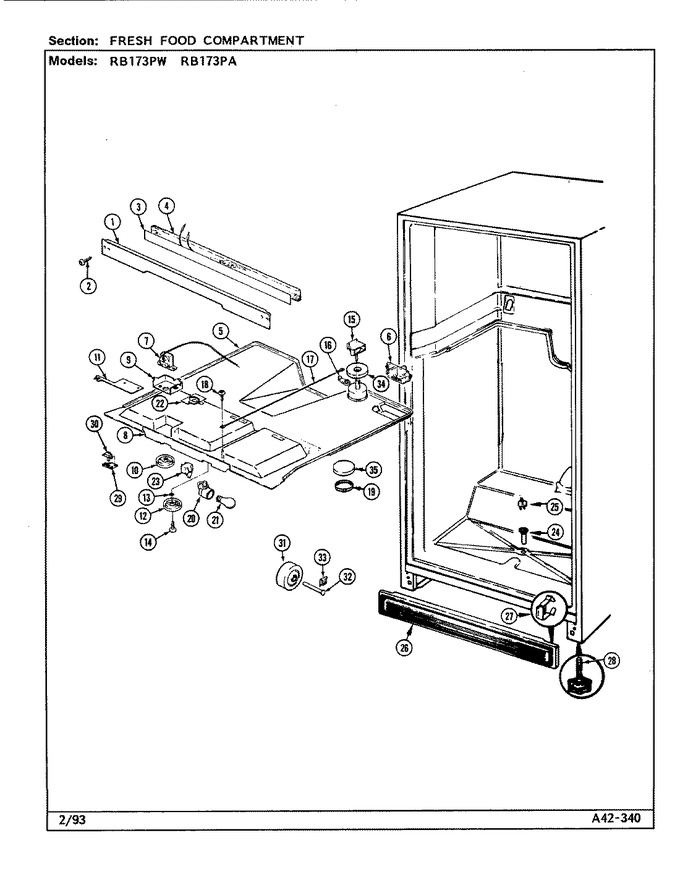 Diagram for RB173PW (BOM: DG40A)