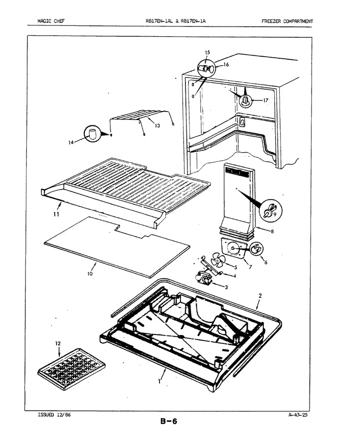 Diagram for RB17EA-1A (BOM: 7C02A)